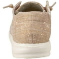 thumbnail image 5 of HEY DUDE Wendy Women/Adult shoe size Women 7 Casual 121415016 Sparkling Rose Gold, 5 of 6
