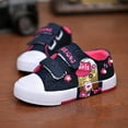 thumbnail image 4 of Toddlers Canvas Shoes Fashion Denim Sneakers Cute Girls Breathable Sports Shoes Flats Walking Shoes NEW, 4 of 17
