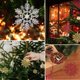 thumbnail image 5 of 18 piezas de decoración de copos de nieve, decoraciones colgantes de copos de nieve, decoración de árboles de Navidad copos de nieve, decoraciones de Navidad, decoración de árboles de Navidad de copos kaili Sencillez, 5 of 5