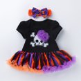 thumbnail image 1 of Disfraz de bebé niña niño Mi primer Halloween Ropa estampada Body para recién nacido Conjunto de vestido Disfraz de calabaza para bebé Ropa de Halloween para niño pequeño, 1 of 1