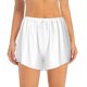 thumbnail image 2 of Balery White Pantalones cortos deportivos para mujer con forro y dos bolsillos, elásticos, para entrenamiento, gimnasio, yoga-X-Large, 2 of 7