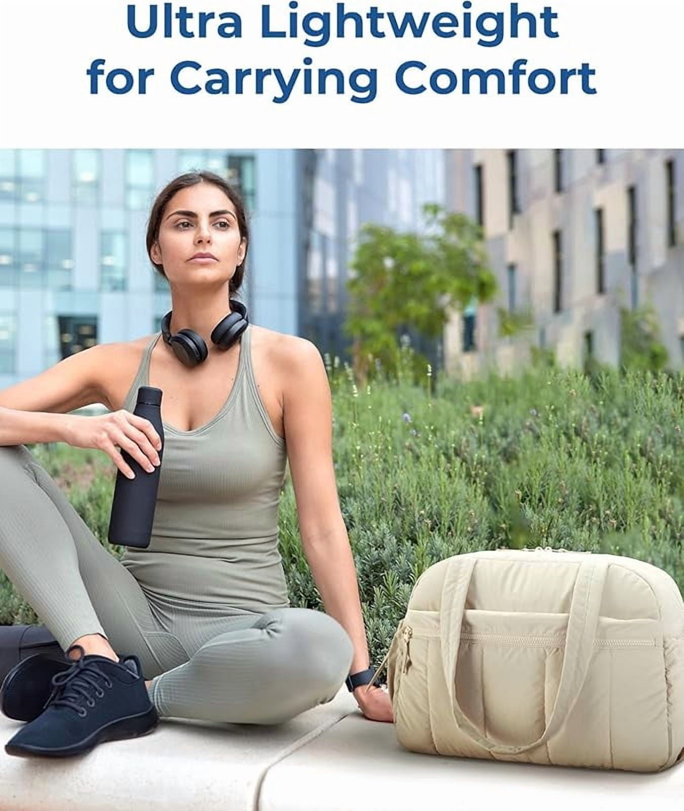 Gym Bag for Women, Duffle Bag for Travel with Wet Pocket, Lightweight Carry on Weekender Duffel, Water Resistant