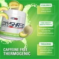 thumbnail image 3 of EHP Labs OxyShred Non Stimulant Pre Workout Powder - Stim Free Pre Workout, Caffeine Free Preworkout for Men & Women with L Glutamine & Acetyl L Carnitine - Honeydew Melon, 60 Servings, 3 of 9