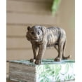 thumbnail image 2 of A&B Home Resin Copper Tiger Statue 11.4" x 3.5" x 5.7", 2 of 12