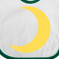 thumbnail image 4 of Inktastic Cute Yellow Moon Boys or Girls Baby Bib, 4 of 4