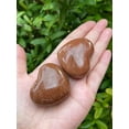 thumbnail image 2 of Red Goldstone Gemstone Hearts, Polished Red Goldstone Puffy Hearts, Red Goldstone Palm Stone, Red Goldstone Heart (10 Hearts）, 2 of 9