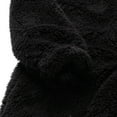 thumbnail image 3 of Solid Color Parent-Child Suit, Long Sleeve Family Pajamas Set, Round Neck Zipper Hoodie, 3 of 5