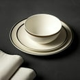 thumbnail image 3 of Thyme & Table Stoneware Bowl, Everest Collection, White, 3 of 4