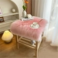 thumbnail image 4 of Scheam Pink Locker Rugs,2 Pcs Mini Soft Plush Cushion,Square Fluffy Area Rug,Cute Locker Decoractions with Non Skid Backing for Locker Decor Aesthetic Nail Photography, 4 of 7