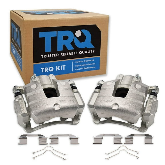 TRQ Front Brake Caliper Set Fits 2017-2019 Buick 2016-2020 Chevrolet 18-20 GMC CLA32424