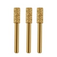thumbnail image 2 of SunniMix 3 Pieces Grinding Bit Cylinder Grinding Head Diamond Grinding Burr Drill Bit 8mm, 2 of 8