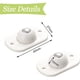 thumbnail image 2 of 16 ruedas giratorias autoadhesivas, ruedas universales de bola de transferencia de rotación de 360 ​​°C, mini ruedas de plástico para muebles, varias cajas de almacenamiento (bola de acero), 2 of 5