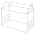 thumbnail image 2 of DreamBuck Twin Size House Platform Bed with Roof and Chimney Design, White, 2 of 7