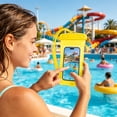 thumbnail image 3 of Waterproof Phone Pouch for 7 Inch Phone, IPX8 Floating Dry Bag with Lanyard, Universal Waterproof Case for /Samsung, Beach Kayak Swimming Boating Cruise Travel Essentials (1/2Pack), 3 of 4