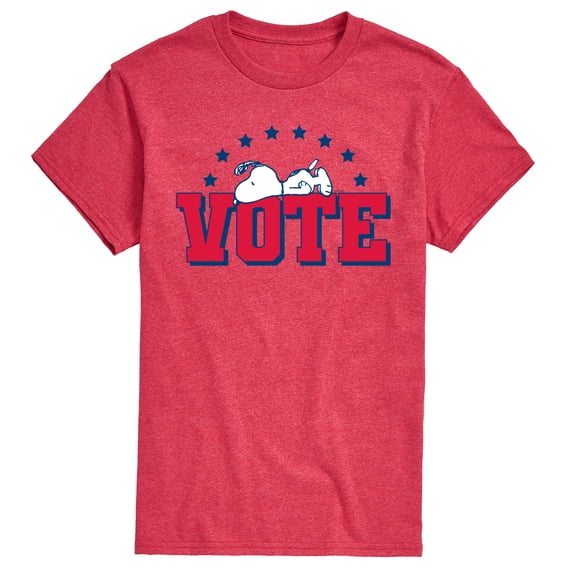 Peanuts - Vote Snoopy - Men's Short Sleeve Graphic T-Shirt