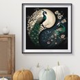 thumbnail image 3 of (A6521) Pintura Pavo Real Tai Chi Con Diamantes Serie Dibujos Animados Resina 30*30CM, 3 of 9