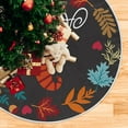 thumbnail image 5 of FMSHPON Autumn Gnome DecorationLeaves Xmas Christmas Tree Skirt Stand Mat for Holiday Party Decoration Indoor Outdoor 36 inches, 5 of 6