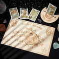 thumbnail image 6 of Wood Spirit Board Pendulum Board Tarot Card Stand Kit Wooden Talking Boards with Planchette Dowsing Divination Hunt Metaphysical Message, 6 of 9