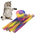 thumbnail image 3 of Jouet Tube Flexible pour Chat, 18 Pcs Ressort Coloré en Maille, 3 of 4