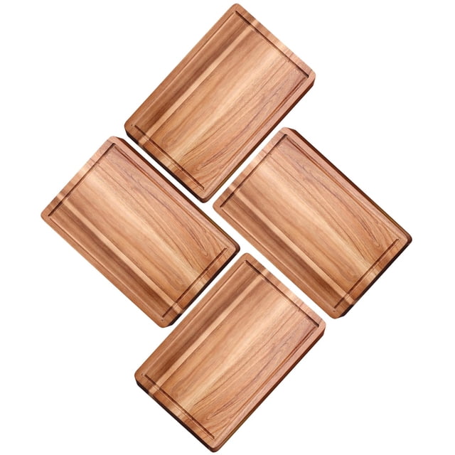 4Pzs Tabla De Quesos, Tabla Para Charcuteria, Tabla De Quesos Y Charcuteria, Tabla Para Picar, 30x20cm, Ideales Para Carne Asada, Quesos, Botanas, Hamburguesas, Bbq, Fiestas, Reuniones Y Regalo