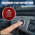 thumbnail image 3 of Cubierta de botón de inicio y parada del motor 1PC Unique Bargains, adhesivo para interruptor de encendido para Mazda 3 6 CX-5 CX-9 Rojo, 3 of 7