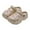 Khaki, variant on Clogs for Women Sandals Breathable Unisex For Everyday Wear Comfortable Thick Sole Casual Walking Shoes With Decorative Charms