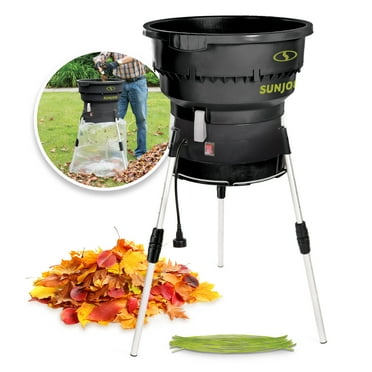 Sun Joe 13-Amp Corded Electric Leaf Mulcher & Shredder, 16:1 Reduction