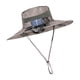 thumbnail image 1 of Sombrero para el sol, sombrero de enfriamiento con ventilador de ala ancha para acampar, hombres y mujeres, playa, senderismo al aire libre tinta caqui, 1 of 8