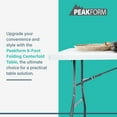 thumbnail image 2 of Peakform Table de Banquet Compact Pliable en Deux pour Usage Intérieur et Extérieur, 6 Pi, Blanc, 2 of 12