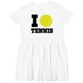 thumbnail image 3 of Inktastic Tennis Girls Toddler Dress, 3 of 5