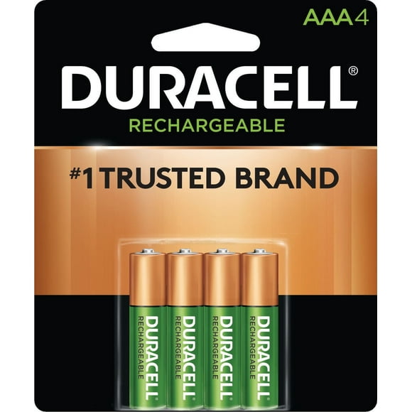 Duracell 1.5V Rechargeable AAA Batteries, 4 Pack