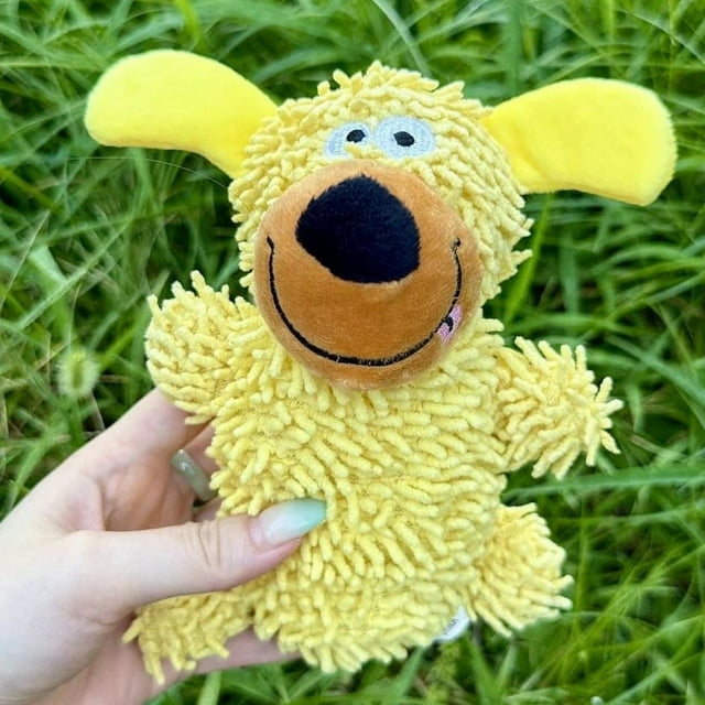 Hogar y jardín, Adornos decorativos, Juguete interactivo con sonajero para perros, Muñeco de trapeador con voz, Muñeco interactivo para limpiar dientes, Molinillo de dientes para perros
