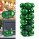 thumbnail image 1 of Bsvklp Bolas Navidad Reutilizables Irrompibles 4cm Del para Bodas 24 Uds. (verde), 1 of 9