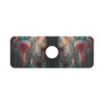 thumbnail image 7 of Yayeee Faucet Mat for Kitchen Sink 14.7" Diatomite Long Splash Guard Pad, Psychedelic Forest, 7 of 7