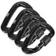 thumbnail image 1 of Mosquetón Irfora 4pcs 12KN mosquetón de bloqueo giratorio mosquetón sin mosquetón Clip para collar para mascotas Equipo de clip para columpio ligero de hamaca Irfora Mosquetón, 1 of 7