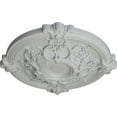 thumbnail image 3 of Ekena Millwork 17 3/8"OD x 1 3/4"P Hamilton Ceiling Medallion (Fits Canopies up to 3 3/4"), Hand-Painted Frost, 3 of 6