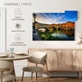 thumbnail image 5 of Elephant Stock Ponte Vecchio Riverscape Wall Art - Horizontal Canvas Wall Art - Lobby Wall Decor - Architecture Canvas - Blue And Green Decor - 12" x 8", 5 of 8