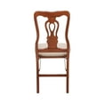 thumbnail image 5 of Stakmore Chippendale Hardwood Folding Chair in Light Cherry with Blush Upholstery (2 Pack), 5 of 5