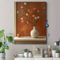 thumbnail image 4 of Qisvanset 12x16 Inch Mid Century Vase Botanical Canvas Wall Art, Modern Floral Ready To Hang Home Wall Decor, 4 of 8