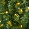 thumbnail image 3 of 7.5FT Pre-lit Christmas Tree, Artificial Spruce Christmas Tree 450 Warm White Lights, Easy Assembly/Metal Stand /Hinged, 3 of 5