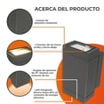 thumbnail image 4 of Lampara Muro Led Exterior Gris 14.5w Luz Suave Cálida Hled-8 Tecnolite, 4 of 5