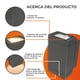 thumbnail image 4 of Lampara Muro Led Exterior Gris 14.5w Luz Suave Cálida Hled-8 Tecnolite, 4 of 5