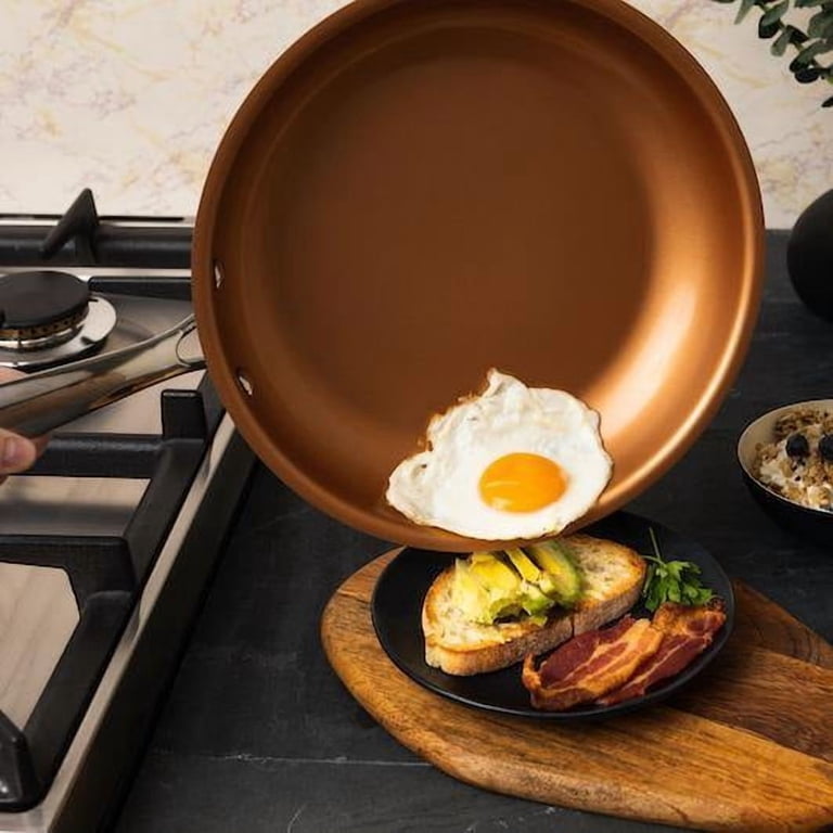 Gotham Steel 3-Piece Premium Chef's Skillet Set photo 4