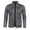 Dark Gray_015, variant on Men's Full Zip Up Sweatshirt Without Hood Fall Fashion Jackets Zipper Mock Neck Coat Casual Long Sleeve Top With Zipper Pockets Black L