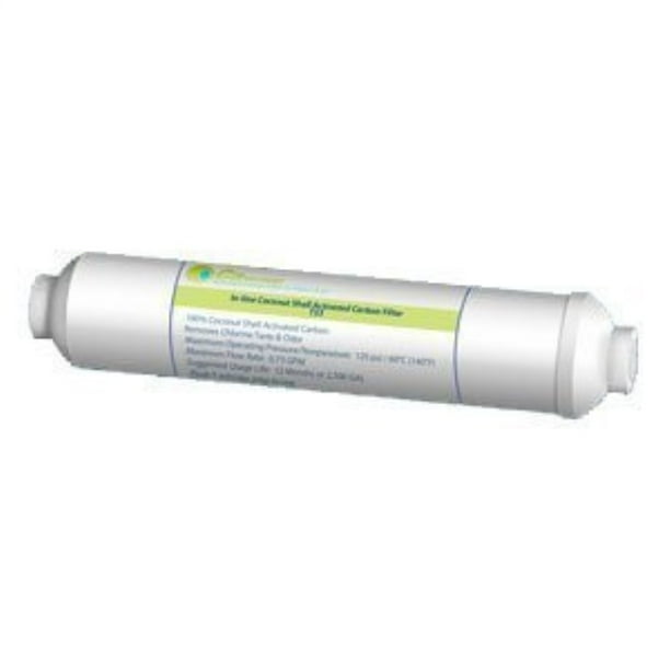 Ca Ware 10 X 2 Gac Inline Filter Ro Post Filter 1 4 Fnpt T33 By T5633 C Q Walmart Com Walmart Com