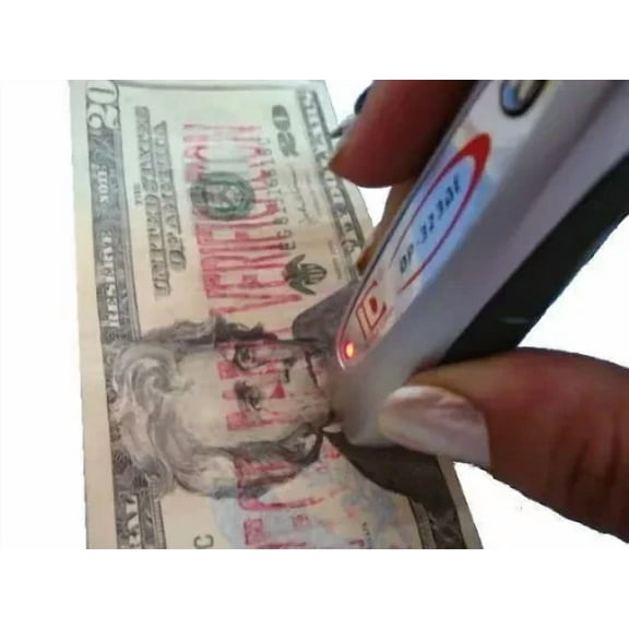 2 In 1 Counterfeit Money Detector Tester Dollar Bill Fake Currency Checker
