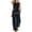 Navy, variant on 2026 Summer Vacation Outfits Women's 2 Piece Linen Set, Color Block Sleeveless Tank Top Wide Leg Pants Beach Lounge Dressy Business Sets