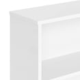 thumbnail image 3 of Over The Toilet Cabinet, Double Door Bathroom Storage Organizer, Toilet Rack with Inner Adjustable Shelf and 2 Upper Open Compartments for Laundry, Home, Dorm, Apartment, Indoor, White, 3 of 5