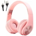 thumbnail image 1 of Auriculares de Diadema PinkyBass Rosa Jack 3.5mm Cable 2.m 36dB 20Hz a 20000Hz Hot-Shot MXKYB-001, 1 of 2