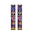 thumbnail image 2 of Yunuuuoa Carnival Mardi Gras Festival Decorative Hanging Flags Banners for Outdoor Garden Yard Doorstep Party Decorations, 2 of 6